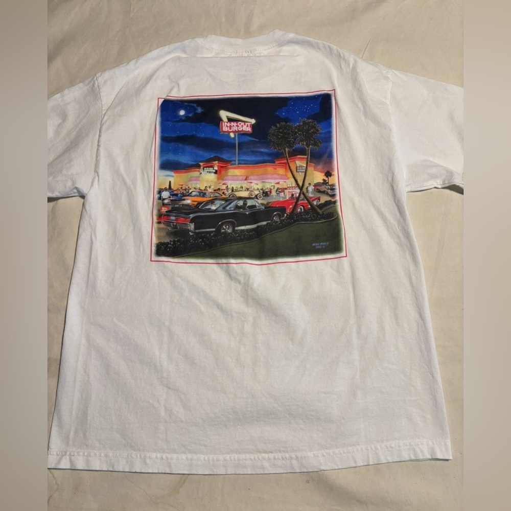 In-N-Out Burgers California Graphic T-Shirt XL Mike Rider 2012